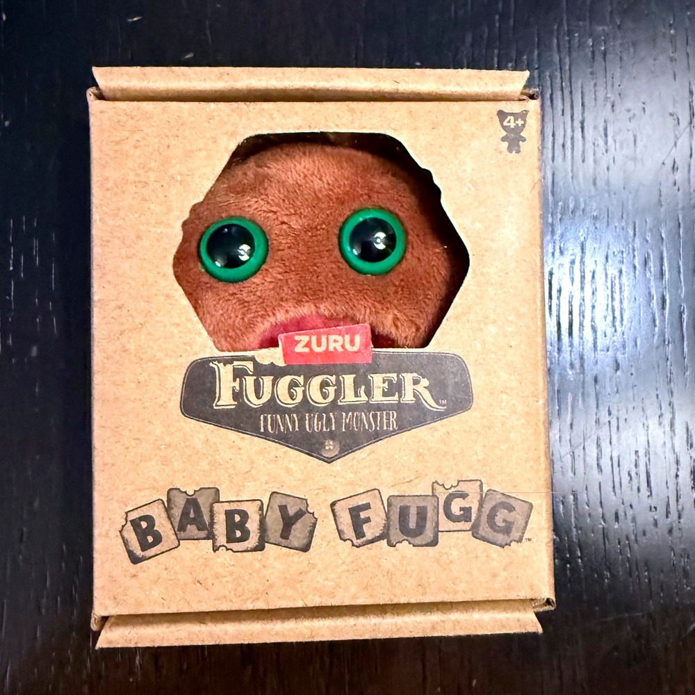 Zuru‎ Fuggler Baby Fugg Funny Ugly Monster Series 4 Brown Green Eyes New